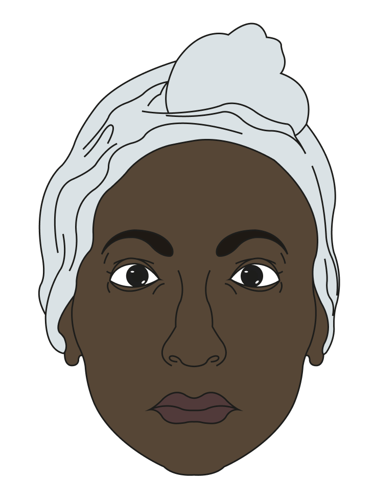 illustration du visage d'al pouessi